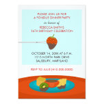 16th Birthday Fondue Dinner Party Invitations