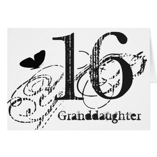 granddaughter 16th birthday card