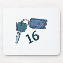 16th Birthday Keys Gifts Mouse Pad