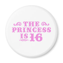 16th Birthday Refrigerator Magnet