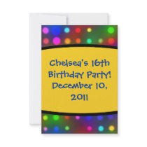 16th Birthday Party Invitation