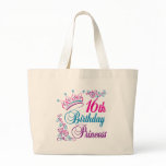 16th Birthday Princess Canvas Bags
