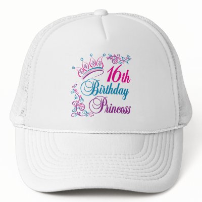 16th Birthday Princess Hat by BirthdayObsessions