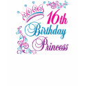 16th Birthday Princess t-shirts
