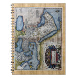 16th Century Map of The Middle East Spiral Notebooks