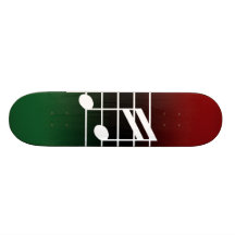 16th note 4 skate boards