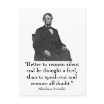 16th President Abraham Lincoln postcards