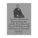 16th President Abraham Lincoln Postcard