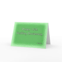 16th Wedding Anniversary Card