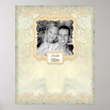 16x20 Engagement Photo Signing Poster - Fine Art