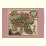 1700's Map of Asia cards