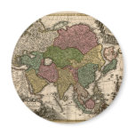 1700's Map of Asia Refrigerator Magnet