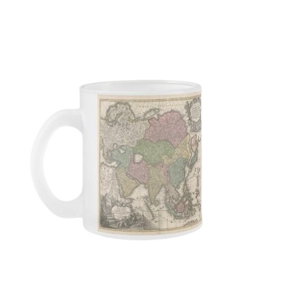 1700's Map of Asia Mugs by ZephyrusBooks