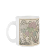 1700's Map of Asia Mugs