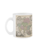 1700's Map of Asia mugs