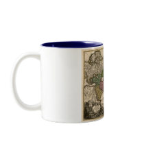 1700's Map of Asia Mugs