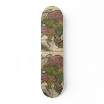 1700's Map of Asia Skate Board Decks