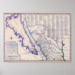 1705 California and New Mexico poster/print