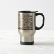 1710 De La Feuille Map of Transylvania Moldova Coffee Mugs