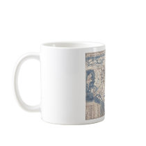 1710 Japanese Buddhist Map of World Coffee Mugs