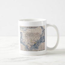 1710 Japanese Buddhist Map of World Mugs