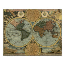 1716 Homann Old World Map Poster posters by HANDPRINTS 1716 Homann Old World Map Poster posters