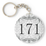 171 Area Code Keychain