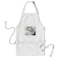 1720 Africa Vetus Map aprons