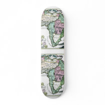 1720 Africa Vetus Map skateboards