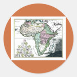 1720 Africa Vetus Map Sticker