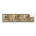 1721 Map of Europe Bumper Stickers