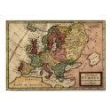 1721 Map of Europe posters by ZephyrusBooks 1721 Map of Europe posters