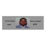 172606 james 100x75, James, Hawks Football, MVP... Business Cards