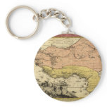 1743 West Africa Map keychains