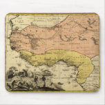 1743 West Africa Map Mouse Pads