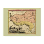 1743 West Africa Map Postcard