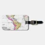 1746 Homann Heirs Map of South North America Bag Tags