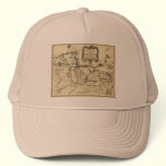 1755 Great Lakes and New France / Canada Map hats