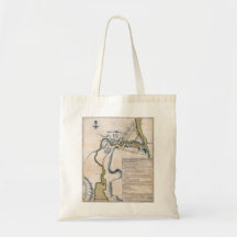 1759 Battle of Ticonderoga Military Map Bag