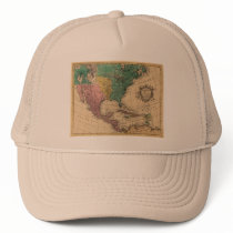 1763 North America Map Hat