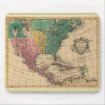1763 North America Map Mouse Mats