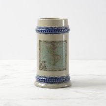 1764 Map of the Americas by Louis Brion de la Tour Mug