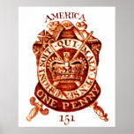 1765 American Tax Stamp posters