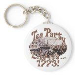 1773 Boston Tea Party Shirts and Gifts for Today Keychain