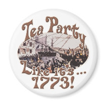 1773 Boston Tea Party Shirts and Gifts for Today Magnets
