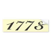 1773 BUMPER STICKERS