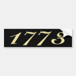 1773 ETIQUETA DE PARACHOQUE