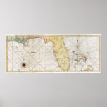 1777 Florida Map Print