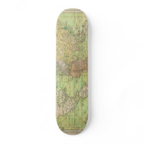 1778 Bellin Nautical Chart or Map of the World Skateboards