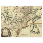 1778 Map of Canada and the United States flyers